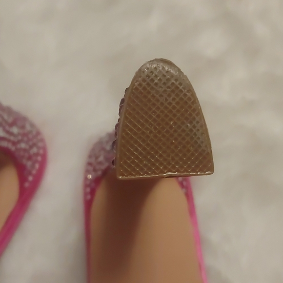 Pink Rhinestone Platform Heels - Picture 11 of 15